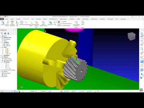 4 Axis Operation in powerMILL