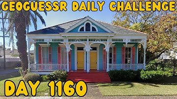 Right of the bat! Geoguessr daily challenge day 1160!