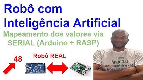 Robô Definitivo 48 - Mapeando os valores VIA Serial do Arduino e Raspberry Pi - Robô com IA