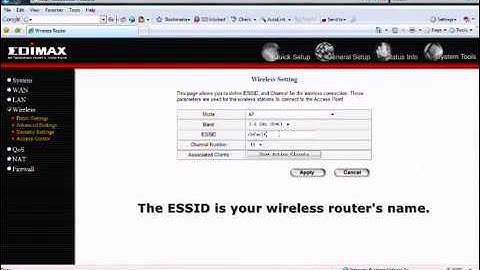 Edimax Broadband router   Setup WPA Wireless Security1