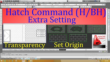 Hatch Command Extra Setting in AutoCad II Hindi/Urdu Tutorial