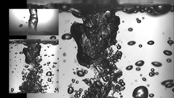 Air-Entrainment Mechanisms in Plunging Jets and Breaking Waves: Supplemental Video 6