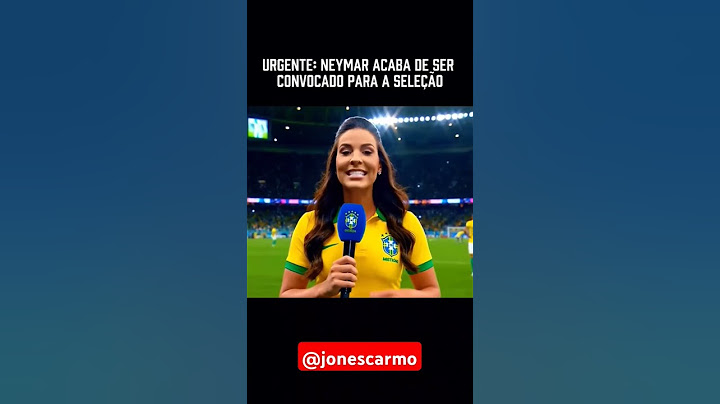 URGENT; NEYMAR HAS JUST BEEN CALLED UP FOR THE BRAZILIAN NATIONAL TEAM❗