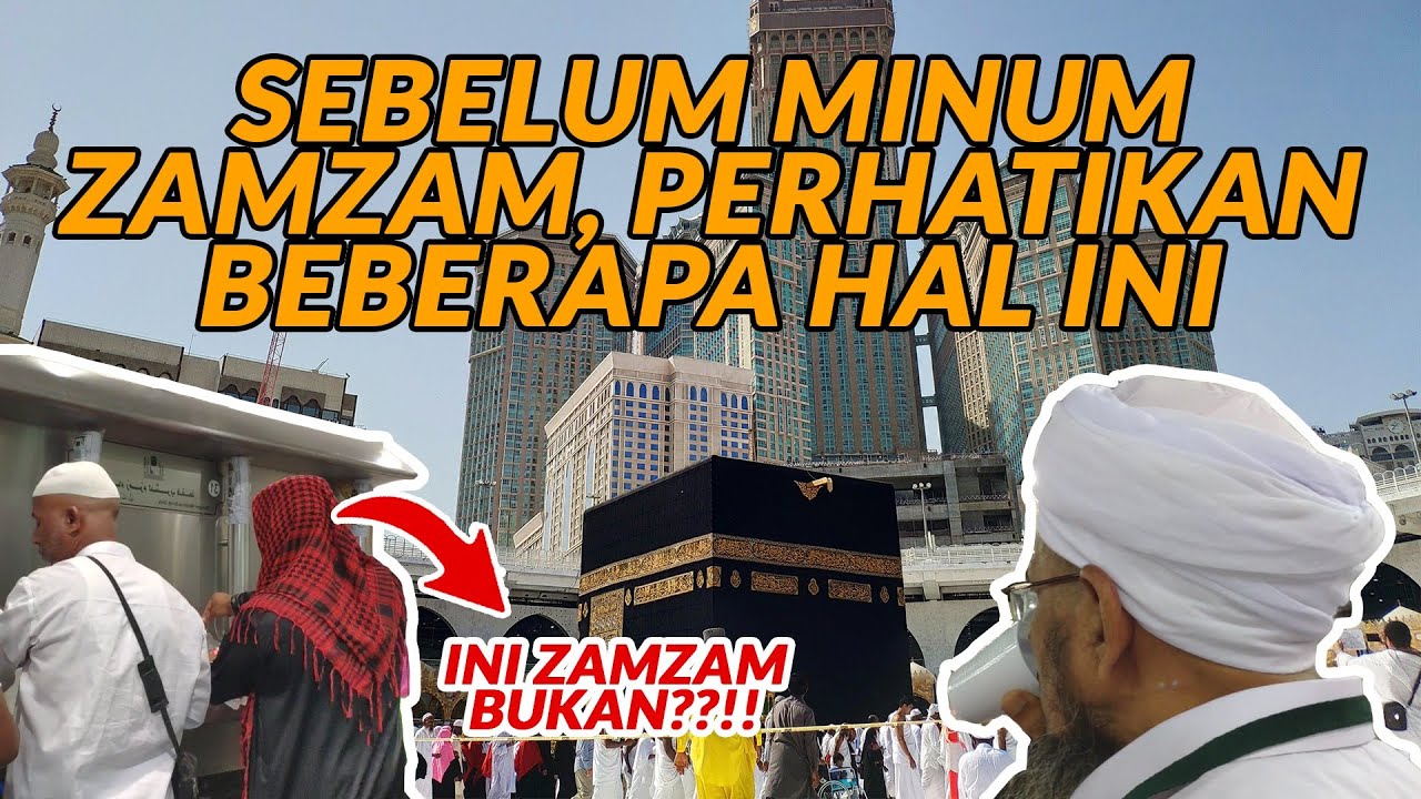 ADAB KETIKA MINUM ZAM-ZAM #airzamzam #zamzam #renungan #sunnah