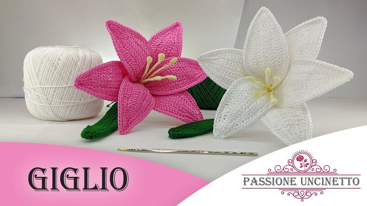 TUTORIAL: Giglio all'Uncinetto 🌺