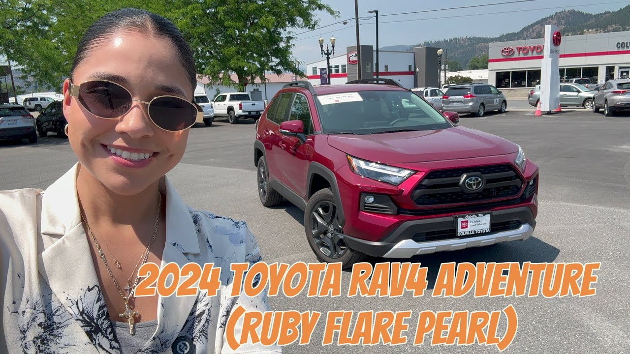 2024 Toyota RAV4 Adventure (Ruby Flare Pearl) - YouTube