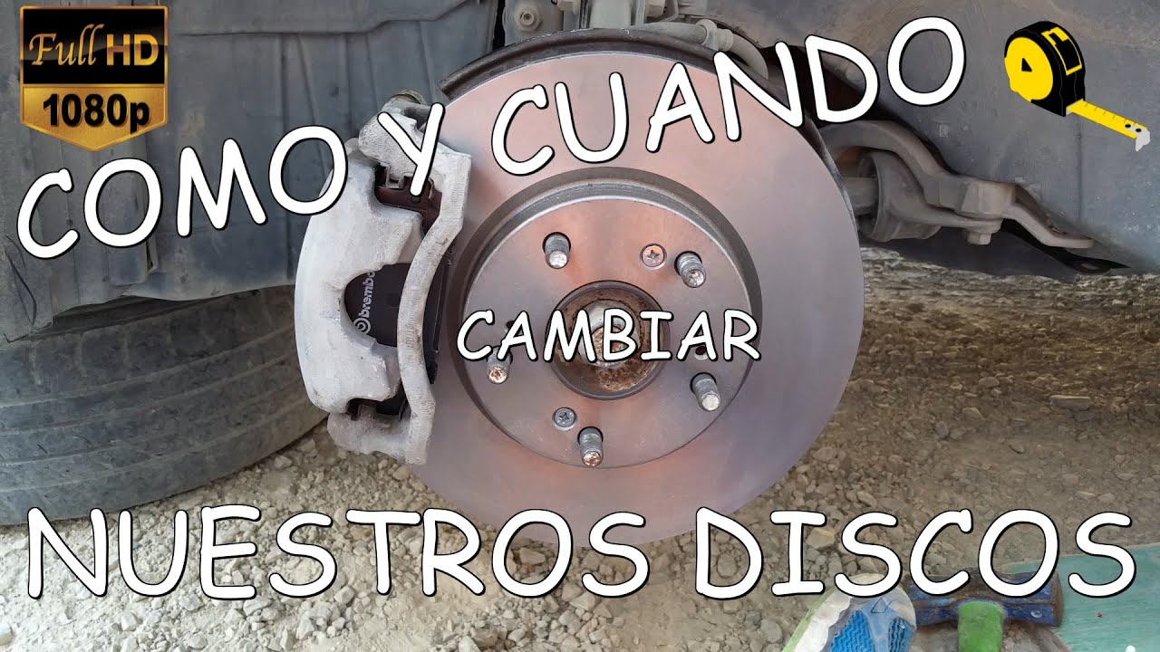 pronóstico Salvaje Interpretativo CHANGING THE FRONT BRAKE DISCS - YouTube