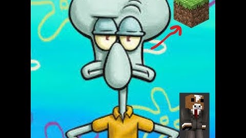 How to Build Squidward in Minecraft