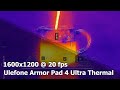 Ulefone Armor Pad 4 Ultra Thermal Version - 1600x1200 thermal camera video sample