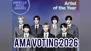 AMA Awards 2026 Voting Tutorial ||BTS 2026 AMA awards 