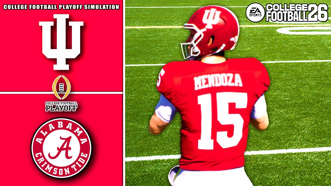 Indiana vs Alabama College Football Playoff Simulation (CFB 26) - YouTube