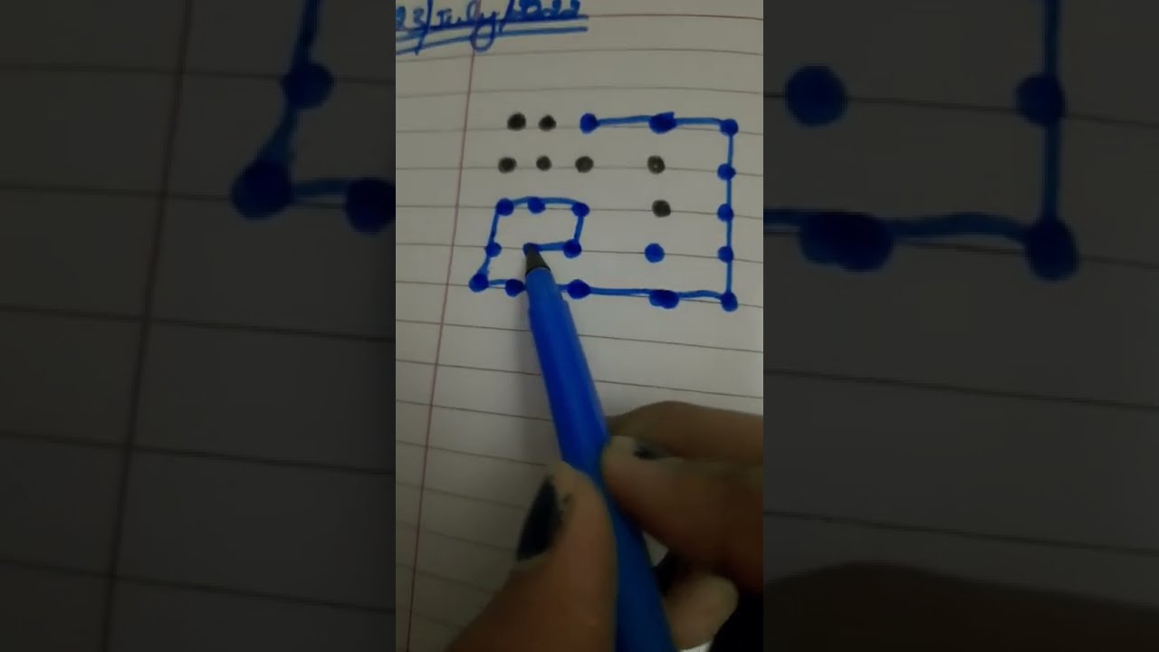 High IQ TEST Connect All Blue Dots With 1 Line Without Putting The Pen Short Iqtest