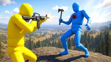 NPC Wars with Active Ragdoll Dudes #18 Euphoria Physics