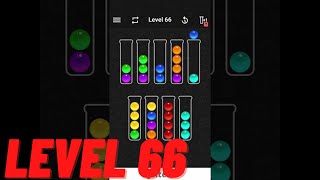 Ball Sort Color Water Puzzle - Level 66