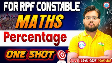 RPF Constable 2024 Classes | Percentage | RPF Constable Maths Class | Maths by Aakash Sir