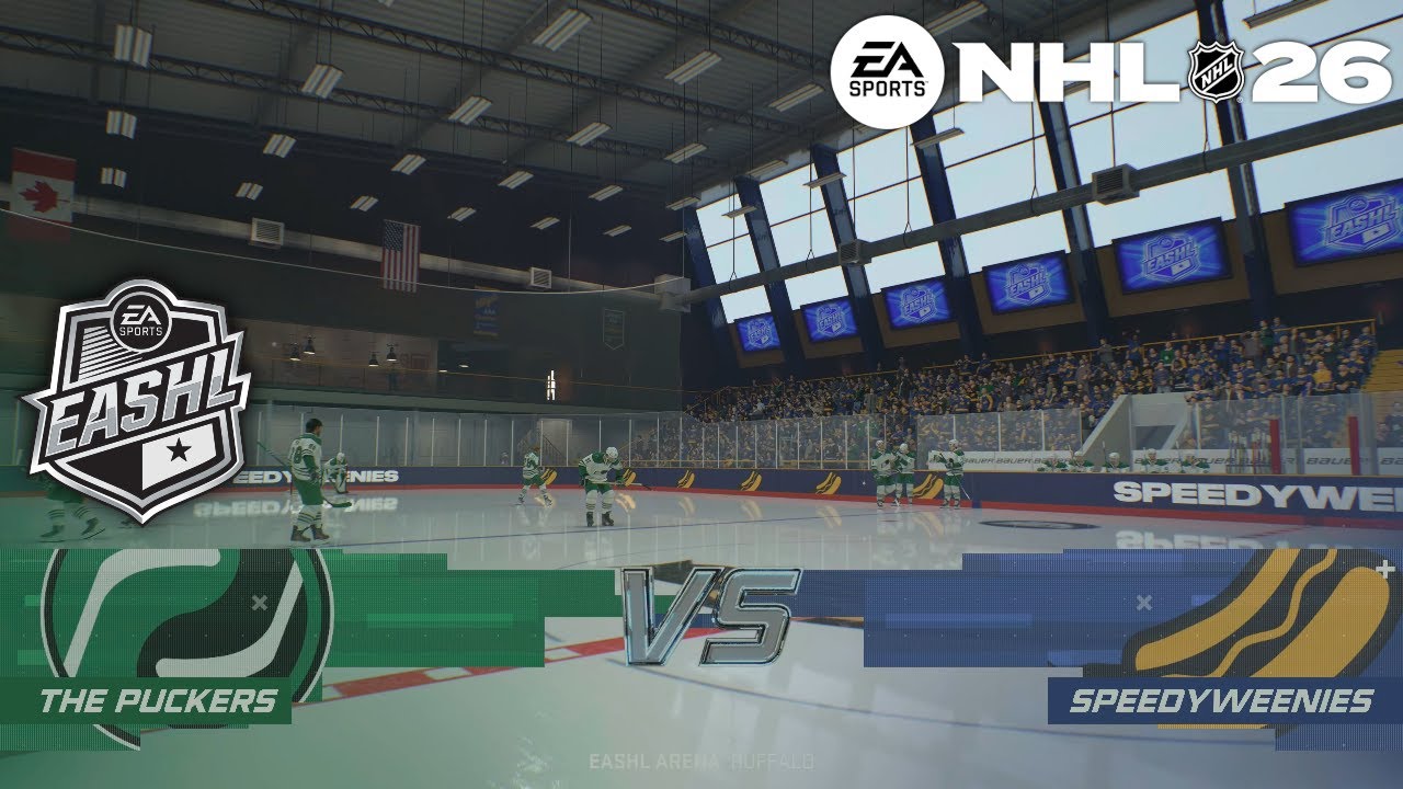 The Puckers vs. SpeedyWeenies - NHL 26 6v6 EASHL Season Play (S3) 2-11-26 (4K HDR)