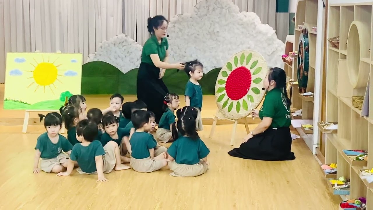 Tạo hình Ông mặt trời - nhà trẻ 24-36 tháng