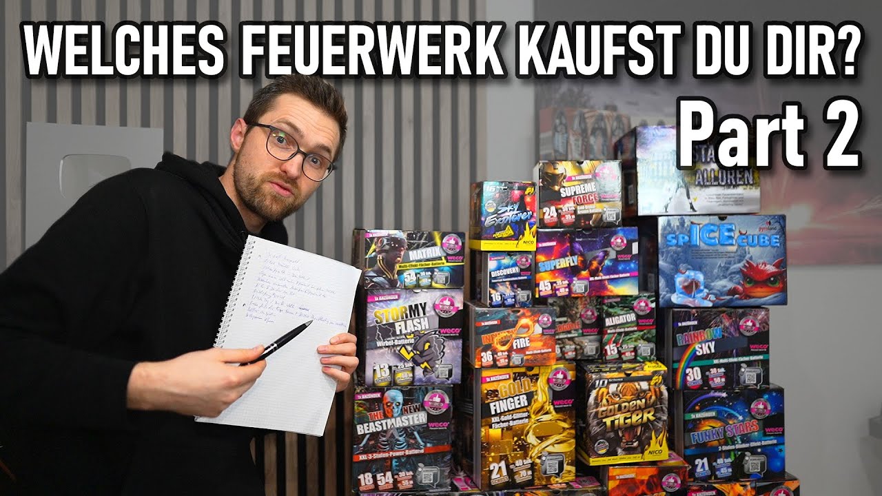 Ich bewerte EURE FEUERWERK-EINKAUFSLISTE 🔥🔥 | Part 2