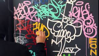 1Up Crew Using A Krink K-60 Paint Marker
