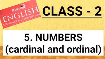 Class 2nd//Ch- 5//NUMBERS//New Learnwell English Grammar//solved exercise