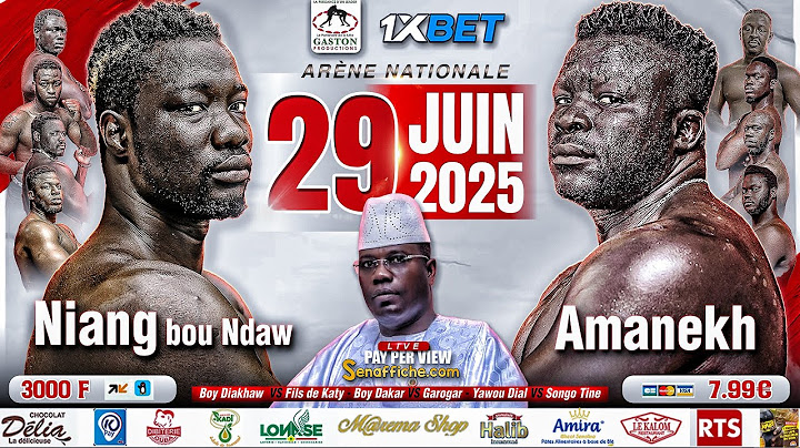 🔴Live - Arène Nationale :Grand Combat NIANG BOU NDAW VS AMA NEKH - CLAF Journée Gaston Productions