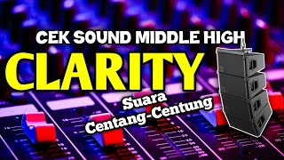 Instrumen Cek Sound Middle High Clarity - Gambang Suling