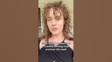 What I learned from a Grammy winning music producer: create for how you want to feel.