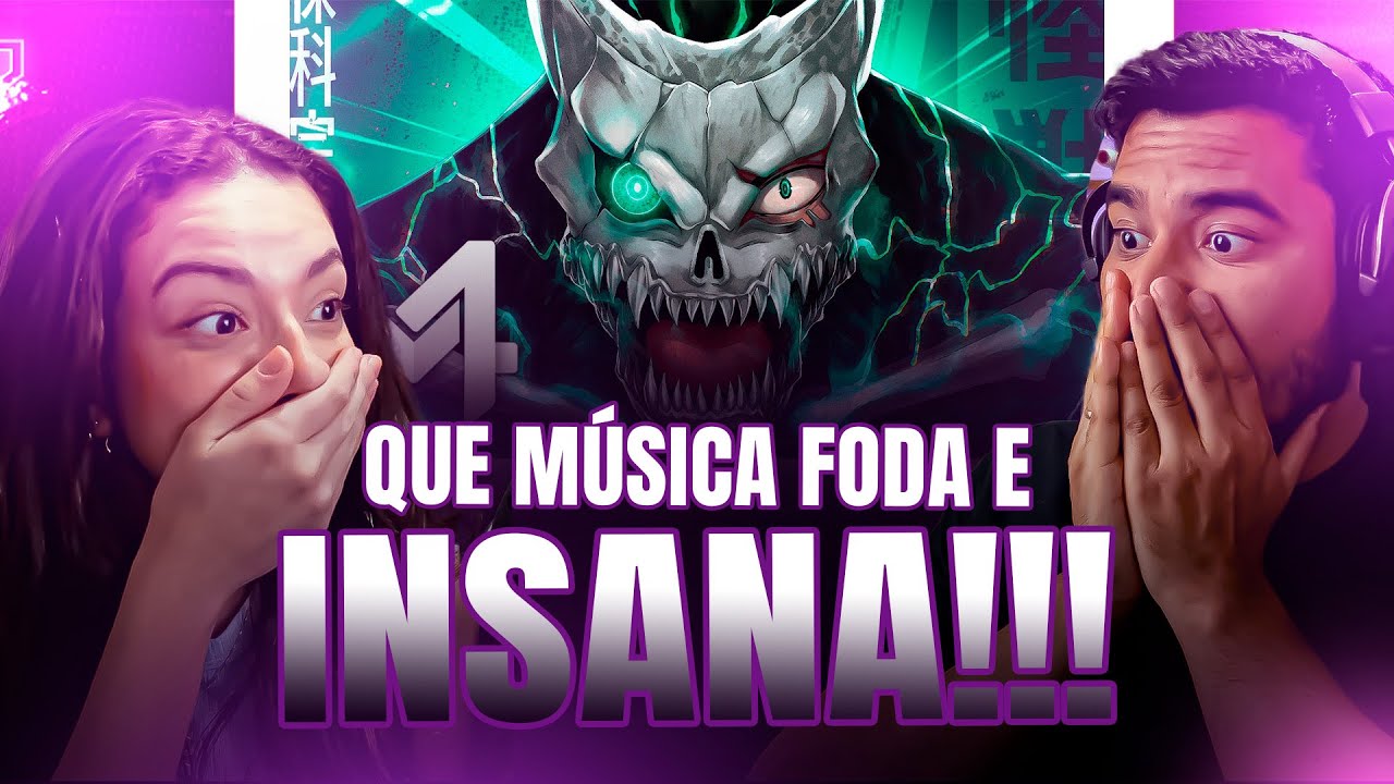 CASAL NÃO OTAKU REAGE: Kafka Hibino (Kaiju No. 8) - Abalo Sísmico | M4rkim