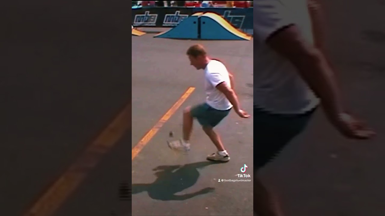 INSANE FOOTBAG FLYING 360 STUNT