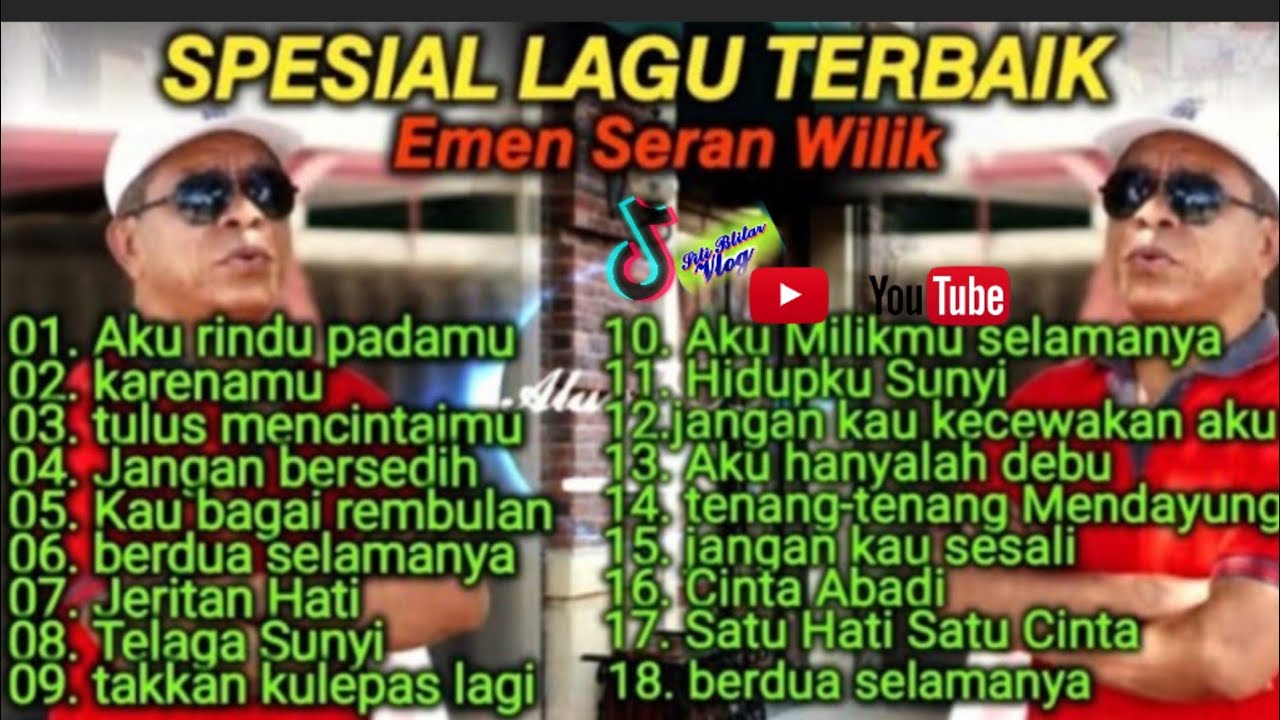 SPESIAL ALBUM LAGU TERBAIK EMEN SERAN WILIK 2025|| TEMBANG KENANGAN TERPOPULER 