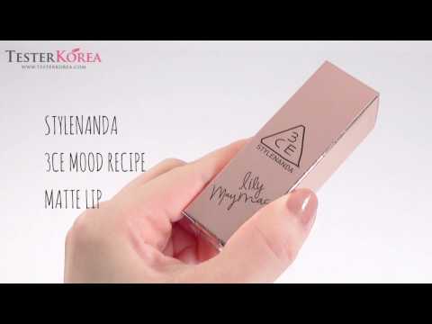 [TESTERKOREA] STYLENANDA 3CE Lily maymac matte lip color