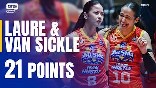 Laure, Van Sickle COMBINE for 21 PTS for Team Hustle vs Team Heart 😮‍💨  | 2026 PVL ALL-STAR GAME