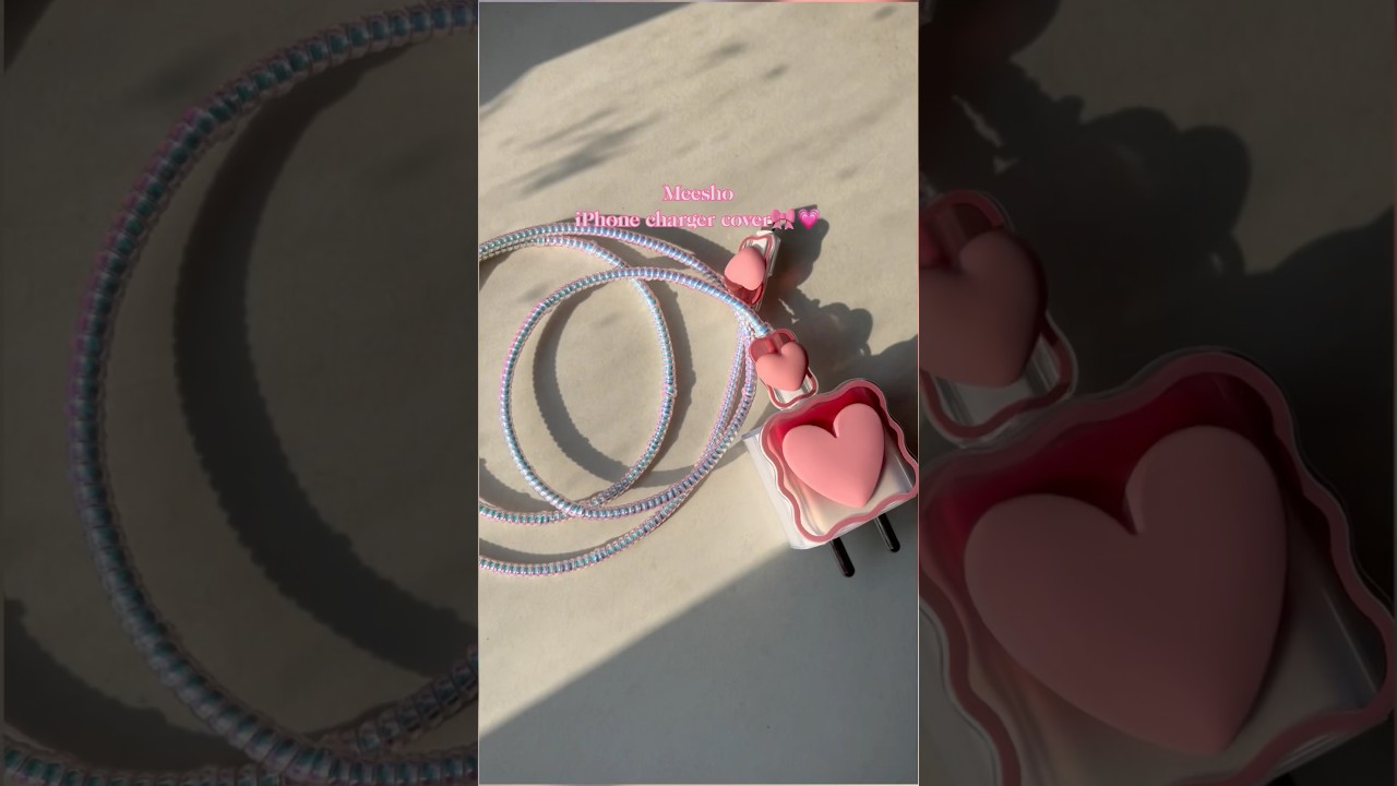 iPhone charger cover 🎀🩰💗||