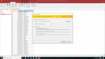 Cum export un fisier Excel dintr o baza de date in Access