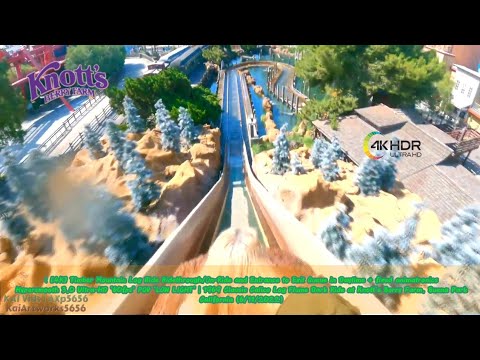 [4K] Timber Mountain Log Ride On-Ride and Entrance to Exit Queue POV ...