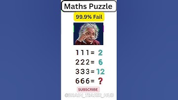 Only genius mind can answer part-172 #maths #riddles #solution
