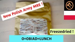 *NEW* Polish army MRE lunch S RSL 3/O  freezedried