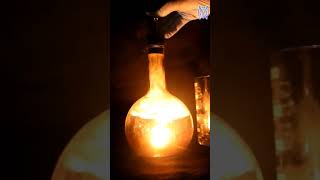 [фрагмент ХБ45] Белый фосфор в кислороде #химия #phosphorous #chemistry #эксперименты