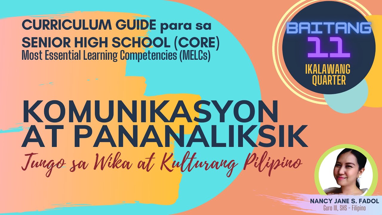 Most Essential Learning Competencies MELCs Para Sa Ikalawang Quarter