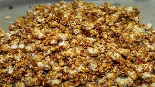 طريقة عمل الفشار بالكراميل - Caramel Popcorn