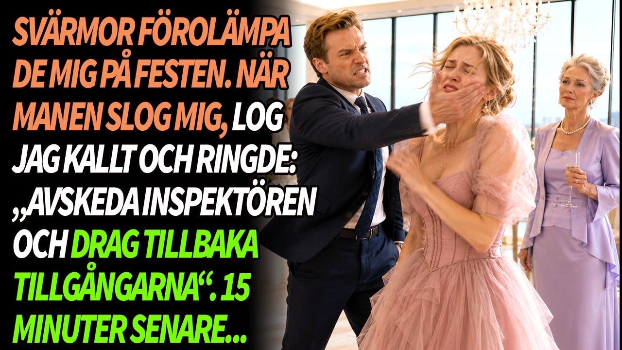 Min man stod bredvid och log medan hans mamma förnedrade mig inför hundratals gäster. Jag sa ingenting. Jag väntade bara på rätt ögonblick. Sedan kopplade jag min telefon till den stora skärmen,...