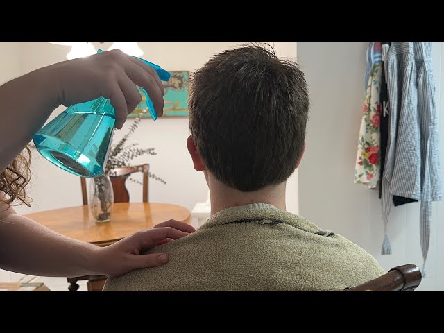 ASMR | real person haircut✂️