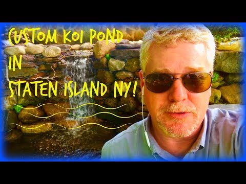 Custom Koi Pond Installation in Staten Island NY