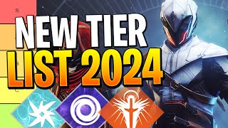 Destiny 2 Tier List 2024 | What Is The Best Subclass & Class In 2024?
