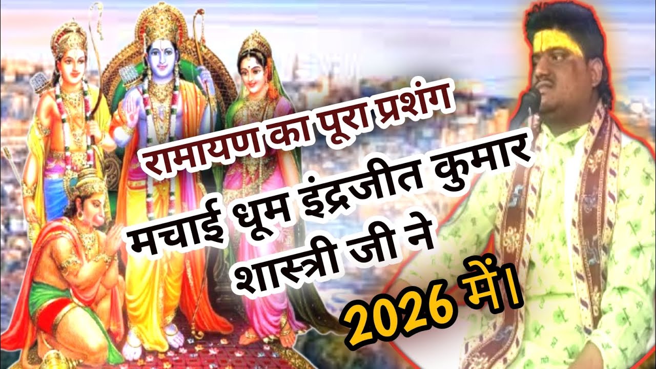 #फिर से मचाया तहलका? राम कथा में संपूर्ण कथा #पूज्य इंद्रजीत शास्त्री जी# सीतापुर। ९५८०२१४३६०