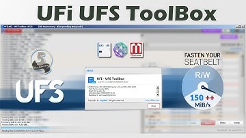 UFS Support On UFi Box Pre-introduction Of The UFS ToolBox