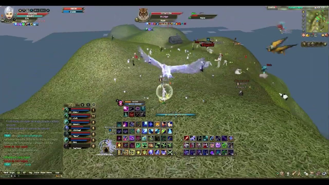 PvPzao que rolou agora a noite, agradecimento aos dois clan Azure por proporcionar uma brincadeira.