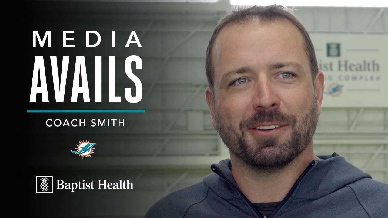 OFFENSIVE COORDINATOR FRANK SMITH MEETS WITH THE MEDIA | MIAMI DOLPHINS