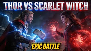 5m Aigenerated Thor Vs Scarlett Witch Battle