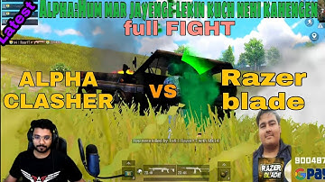 😱HYDRA ALPHA VS RAZER BLADE INTENSE FIGHT IN THE LAST ZONE | RAZER BLADE ARE NOT STREAMING..